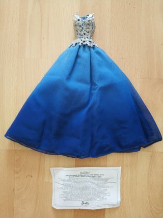 holiday barbie blue dress