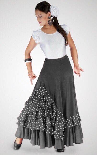 Falda de ensayo para bailar sevillanas