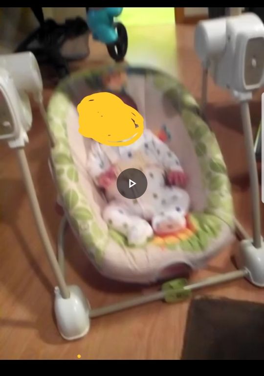 Sillita balancín de niño