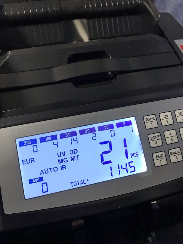 MAQUINA CONTAR BILLETES NUEVA A ESTRENAR