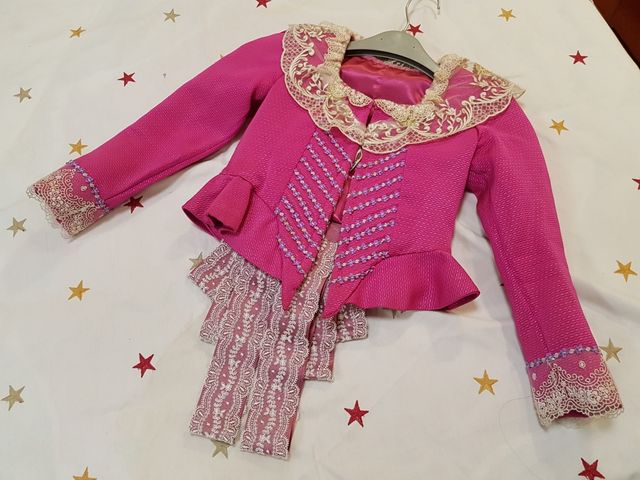 Traje fallera para niña de 4 a 8 años