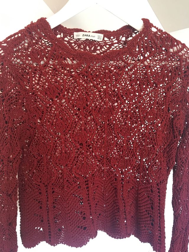 Jersey calado de Zara