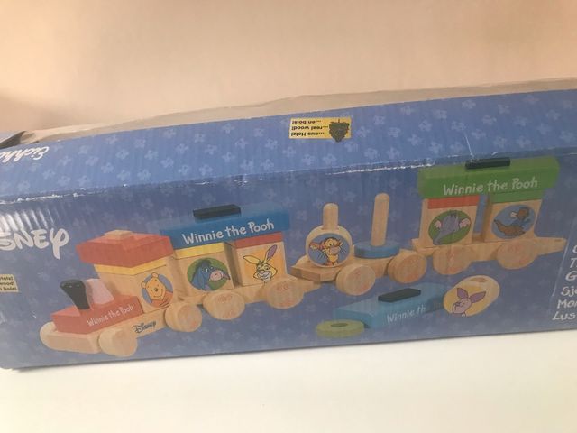 Juguete Tren Disney piezas madera