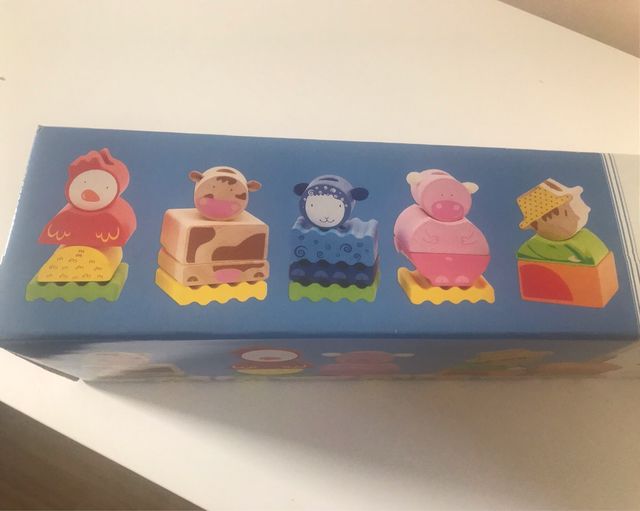 Juguete Tren de figuras madera