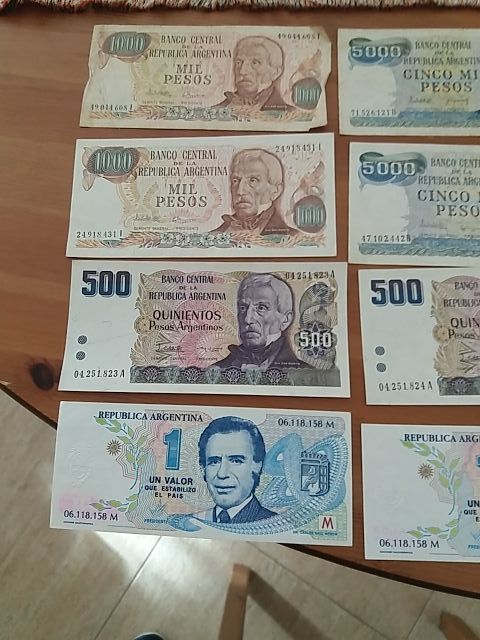 billetes de Argentina