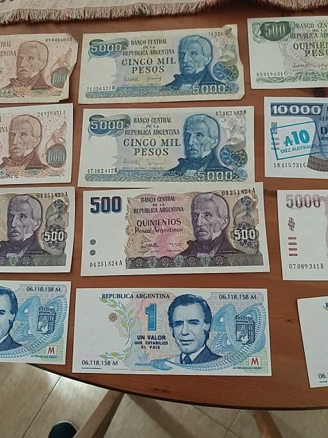 billetes de Argentina