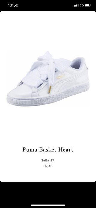 puma basket heart 37