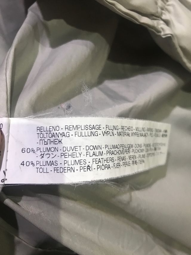 Chaqueta plumon-pluma