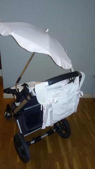 Carrito bebé bugaboo 2 completo azul marino