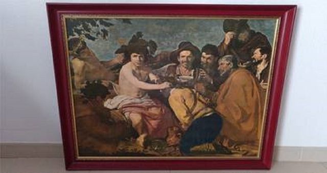 Cuadro de Velazquez (El triunfo de Baco)