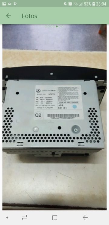 Radio cd Telf mercedes benz e 220 cdi, bluetooth.