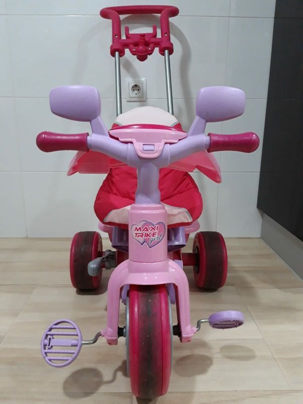 bicicleta infantil impecable, también ríen visera