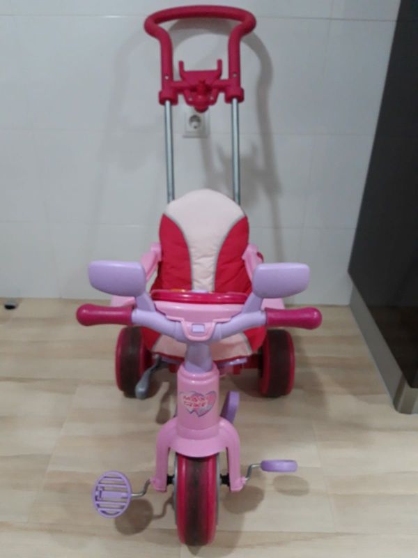bicicleta infantil impecable, también ríen visera