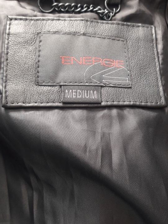 cazadora de cuero energie talla m