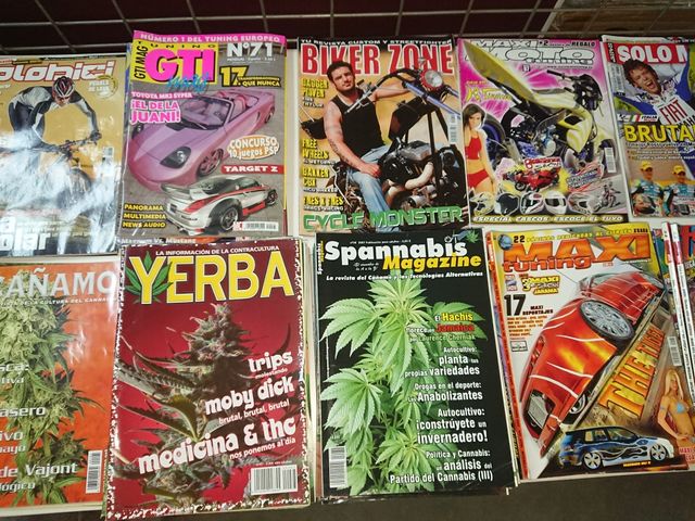 revistas motos coche bicicleta cañamo