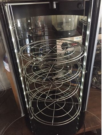 Vitrina expositora circular neutra