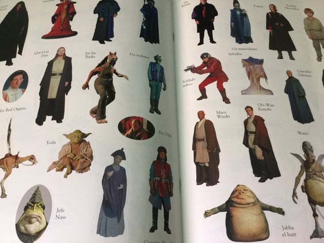 Star Wars Episodio 1 Libro de Pegatinas NUEVO