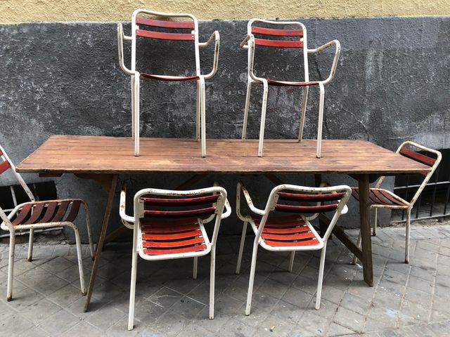 Mesa rústica de cocina de segunda mano por 450 € en Madrid en WALLAPOP Mesa rústica de cocina de segunda mano por 450 € en Madrid en WALLAPOP