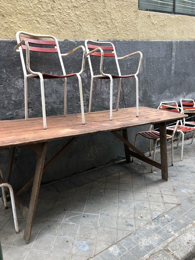 Mesa rústica de cocina de segunda mano por 450 € en Madrid en WALLAPOP Mesa rústica de cocina de segunda mano por 450 € en Madrid en WALLAPOP