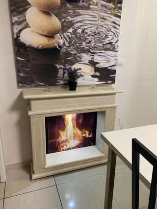 Chimenea de mármol de segunda mano en WALLAPOP