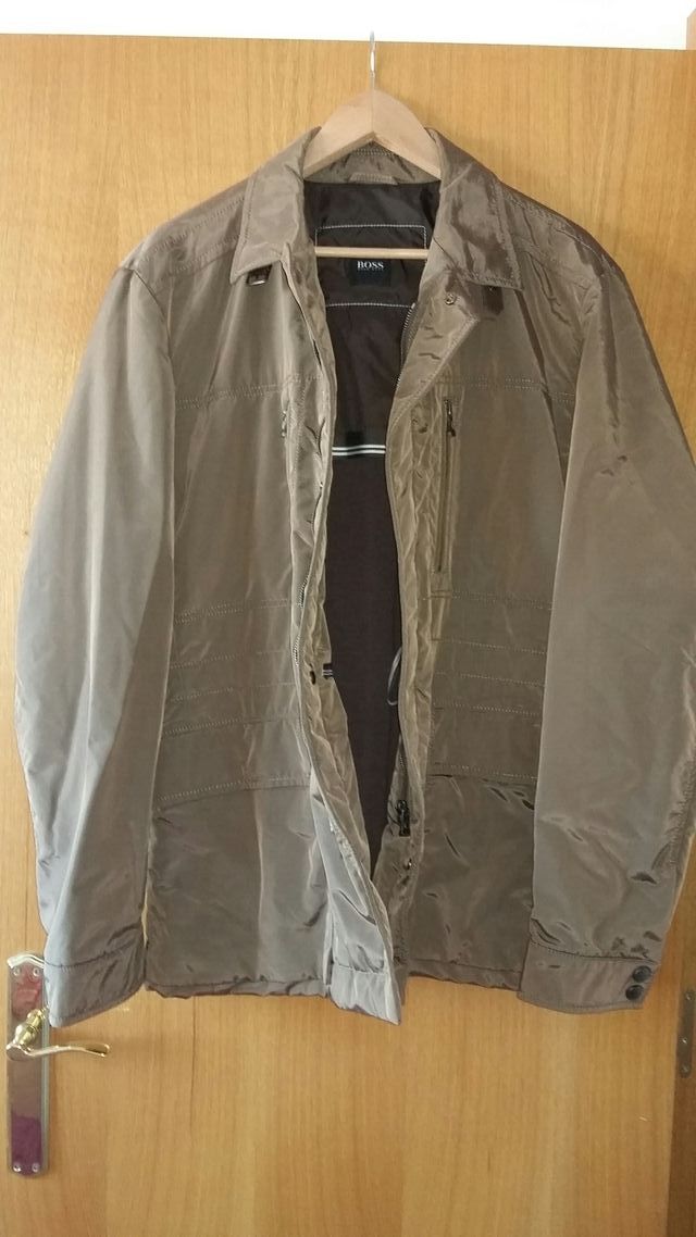 cazadora marron hugo boss