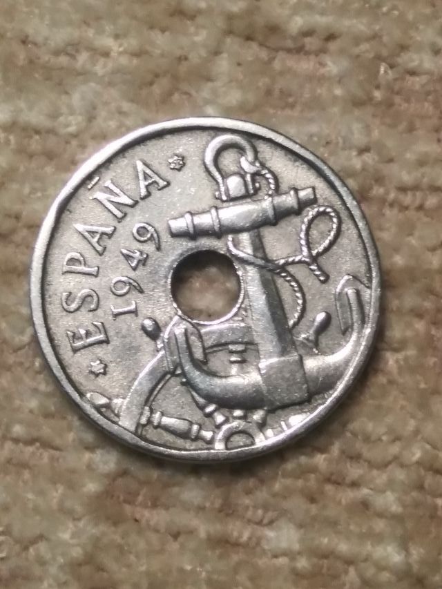 29 monedas de 50 céntimos, 1.949 y 1963