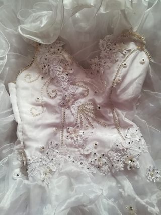 vestido de novia de segunda mano en zaragoza en wallapop