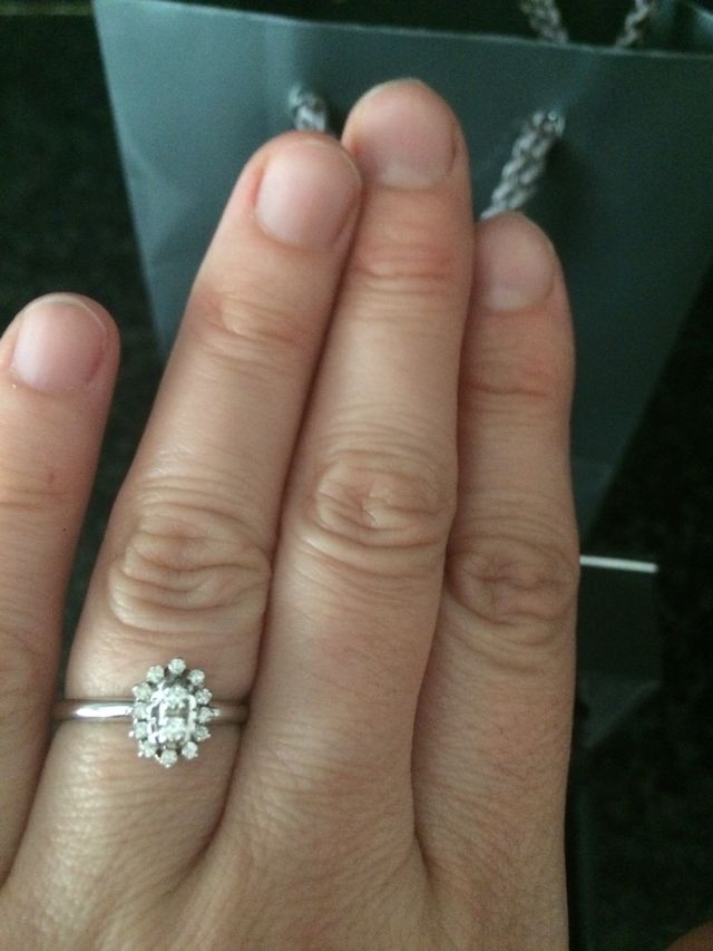 Anillo DIAMANTES EN ORO BLANCO 