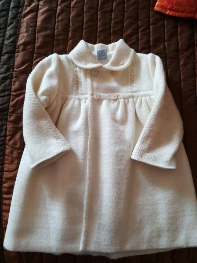 Abrigo de punto bebe 6 meses