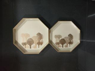 Bandejas madera lacadas Grandes