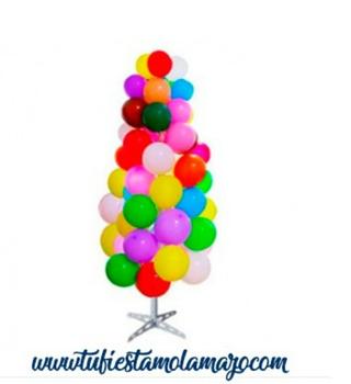 Árbol Expositor para Globos de 1,80m con base.