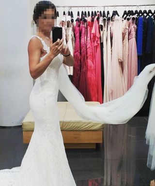 vestido de novia pronovias de segunda mano en móstoles en wallapop