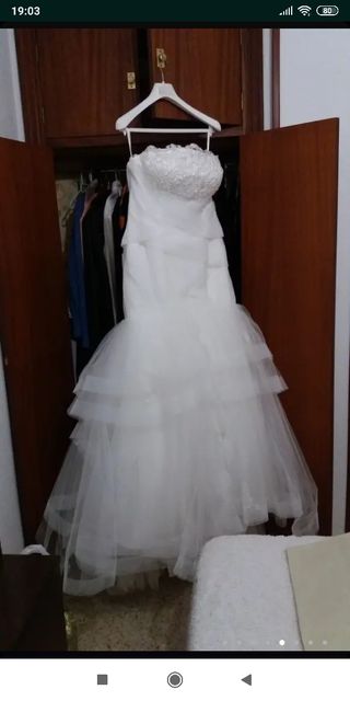 vestido de novia talla 46 de segunda mano en la provincia de cádiz