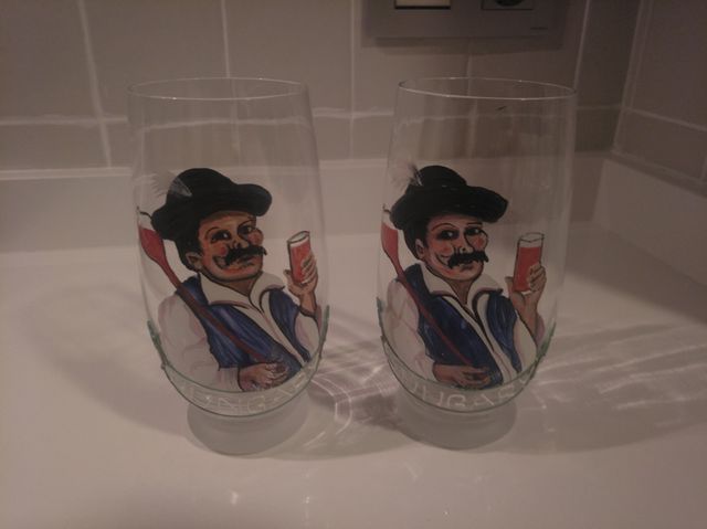 Vasos artesanales de cerveza