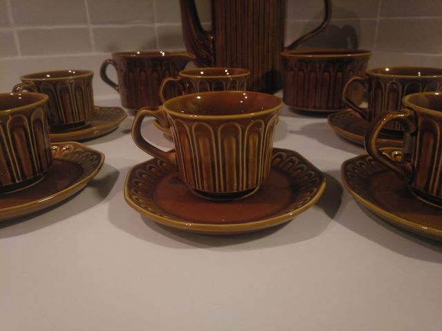 Juego de café antiguo