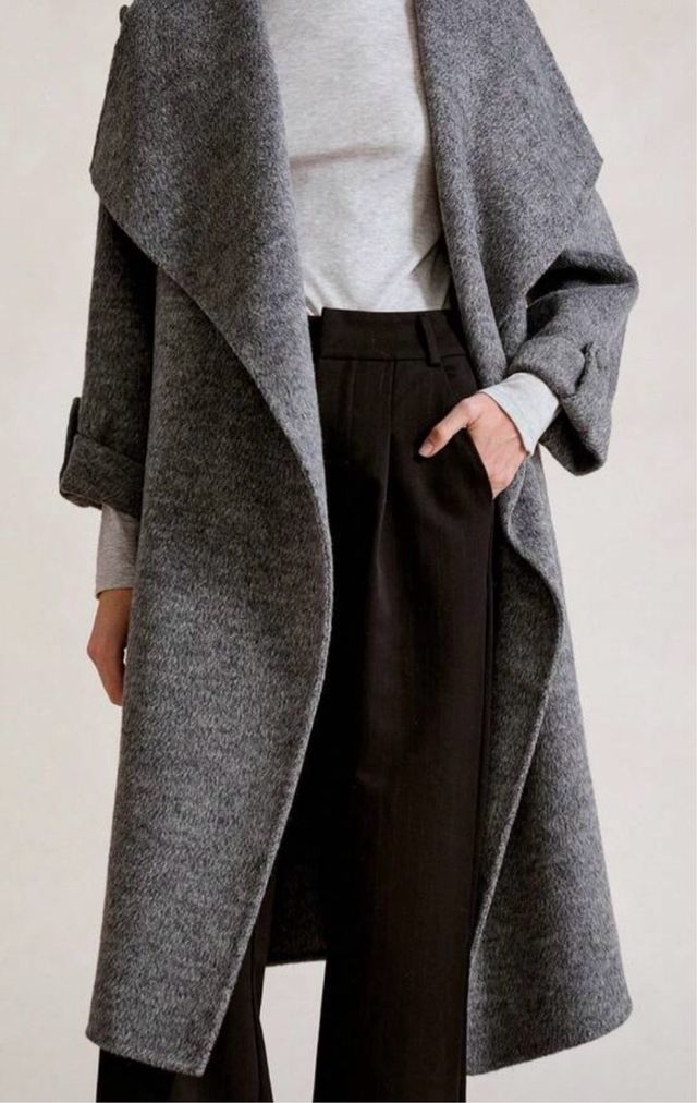 Abrigo alta calidad con forro de raso