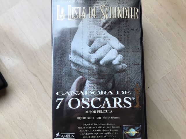 la lista de Schindler  VHS