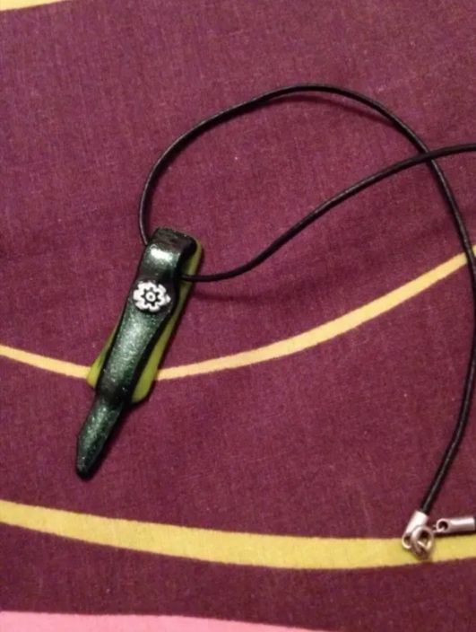 Colgante Murano + pendientes estrellas