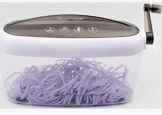 Destructora manual de documentos