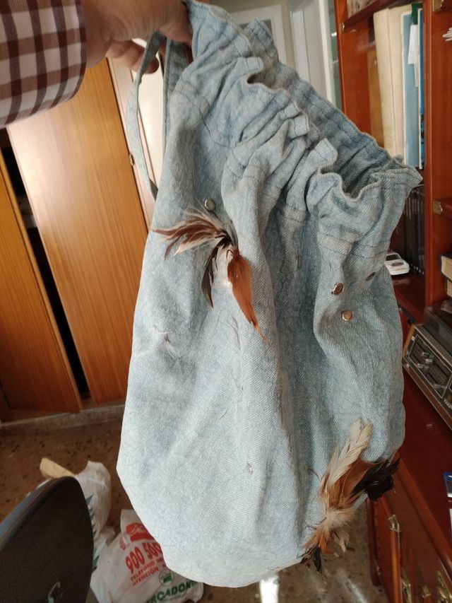 Mochila vaquera.