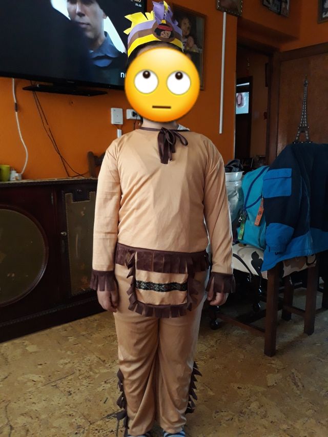 disfraz de indio talla 5..6