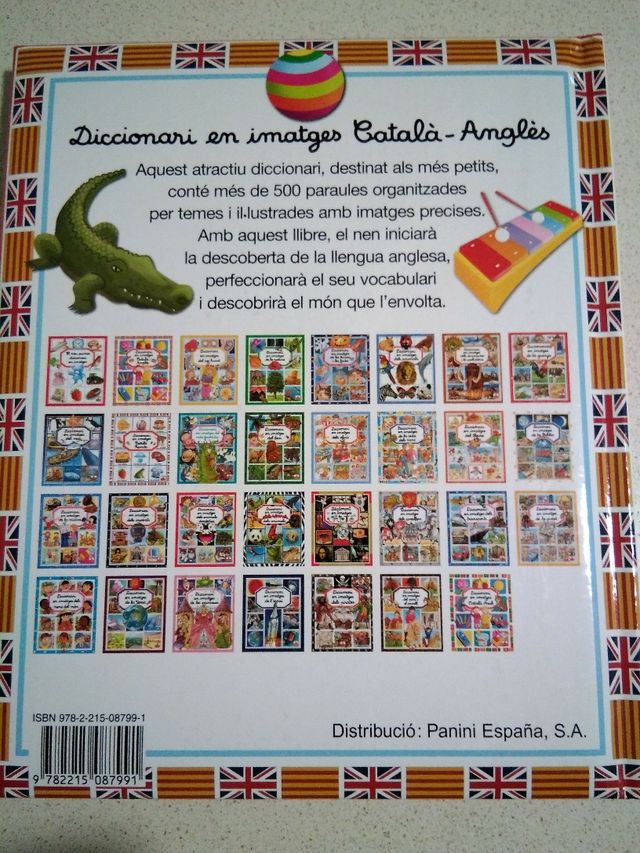 Libro infantil Diccionari en imatges