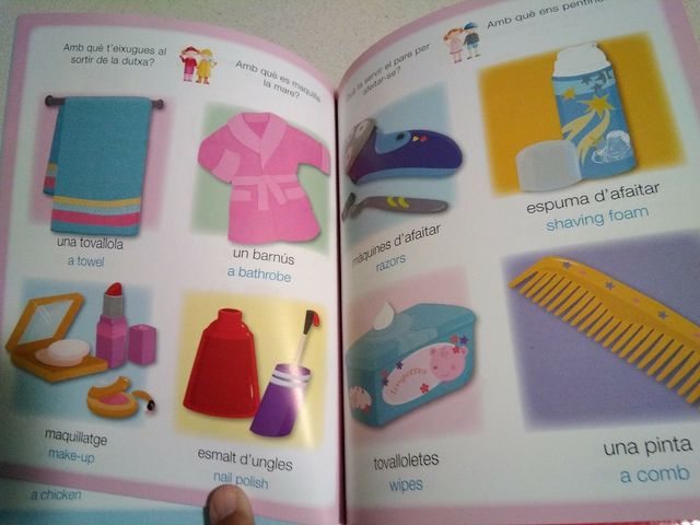 Libro infantil Diccionari en imatges