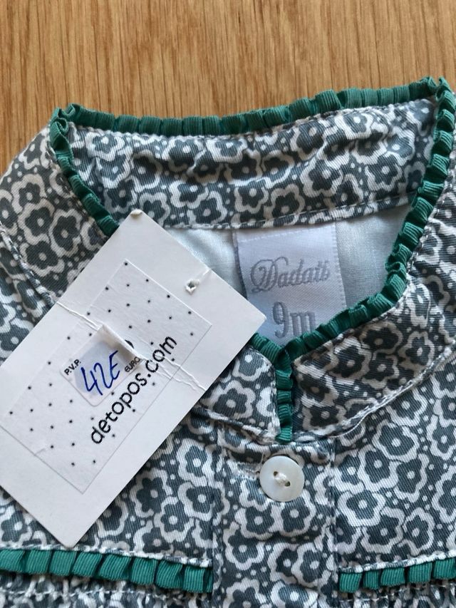 Vestido Dadati 9 meses NUEVO