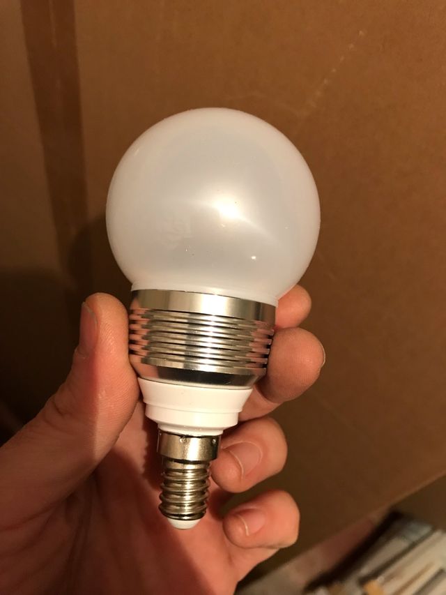 Bombillas led e14 de 24 voltios 3 vatios 3000k