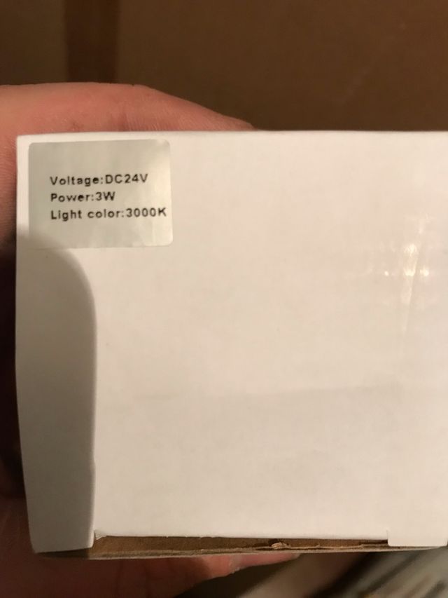 Bombillas led e14 de 24 voltios 3 vatios 3000k