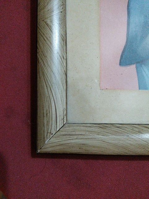 Cuadro de la virgen con cristal