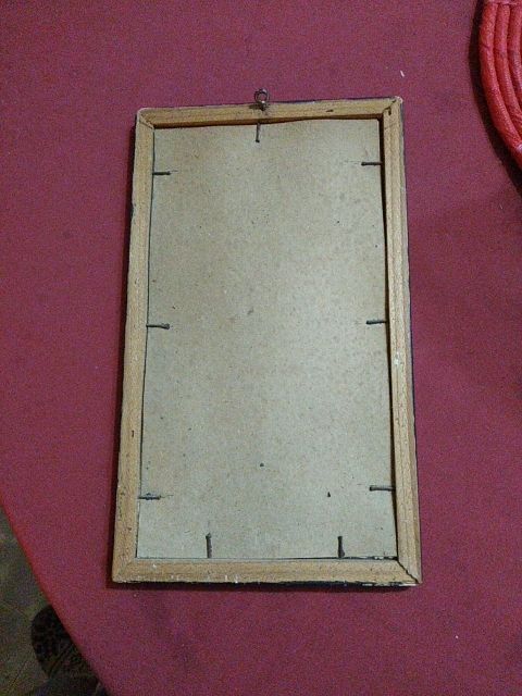 Cuadro de la virgen con cristal