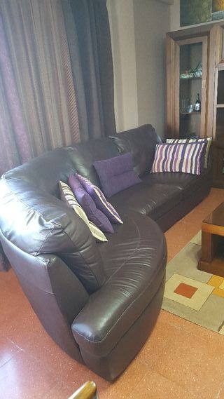 Conjunto de sofás de piel autentica. de segunda mano por 800 € en San
