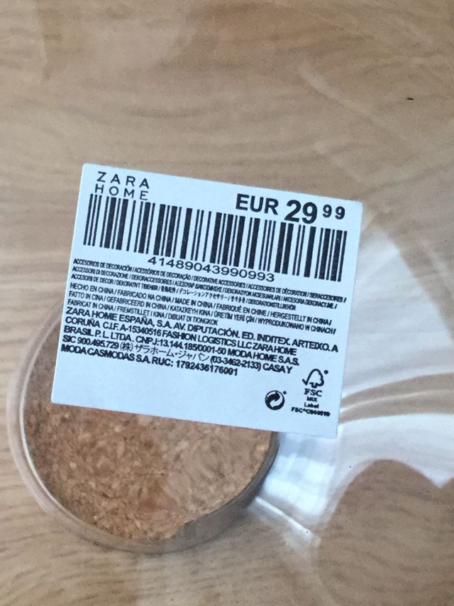 bote decorativo ZARA HOME